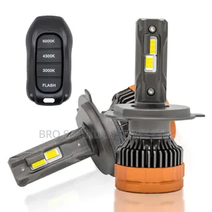 Tricolour 3 Colour H11 H4 Led Bulbs for Headlight Foglights