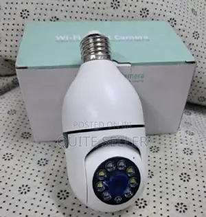 Icsee Light Bulb Security Camera Wireless Auto Tracking Security Wifi