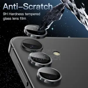 Bloom Black Metal Ring Camera Lens Protector for Galaxy S24 Plus