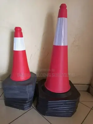 Reflective Traffic Cone - Enhanced Night Visibility