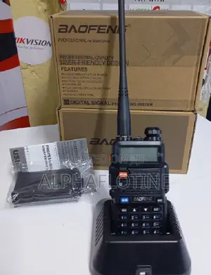 Uv-5r Dual Band Walkie Talkie 5w Fm Portable Two Way Radio Headset