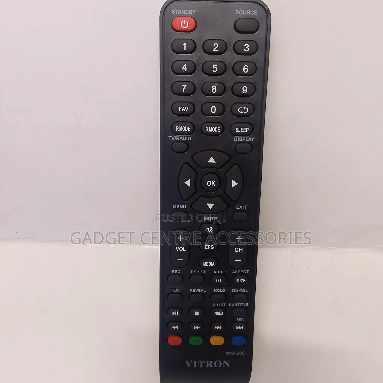 Vitron Media Replacement Remote