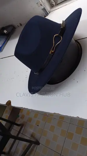 Navy Blue Men Fedora Hats
