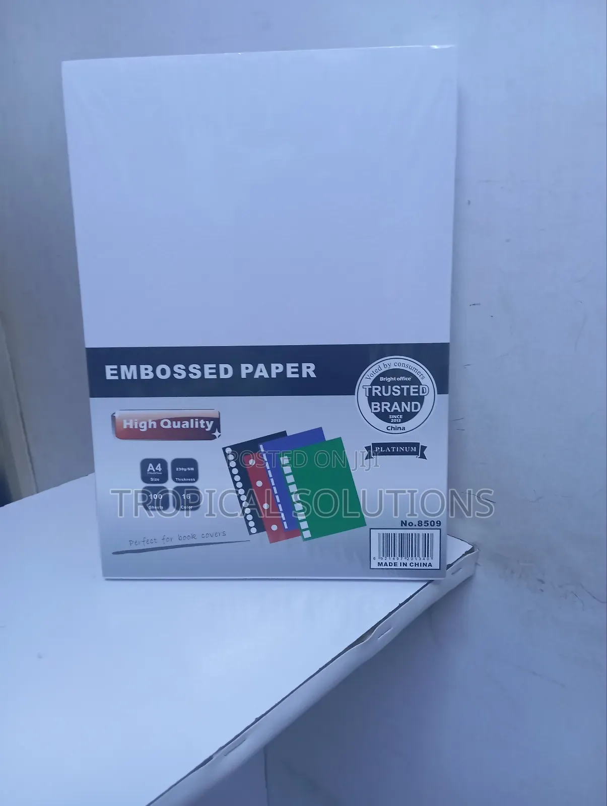 A4 Embossed Paper White High Quality Embossed Paper