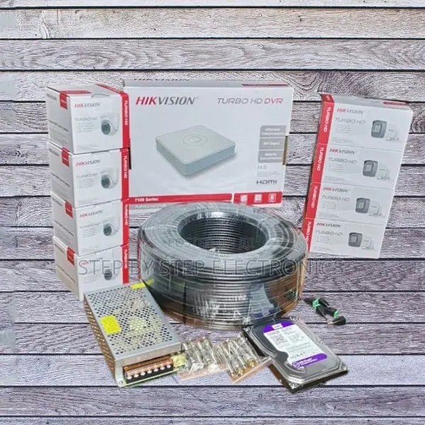 Real Time Capturing 8 Hikvision 1080p Hd 2mp CCTV Cameras Full Package