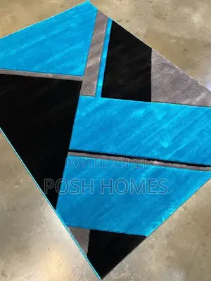 Turquoise Blue Paris Home Carpet