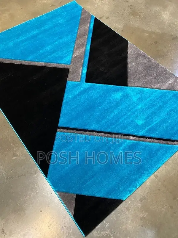 Turquoise Blue Paris Home Carpet