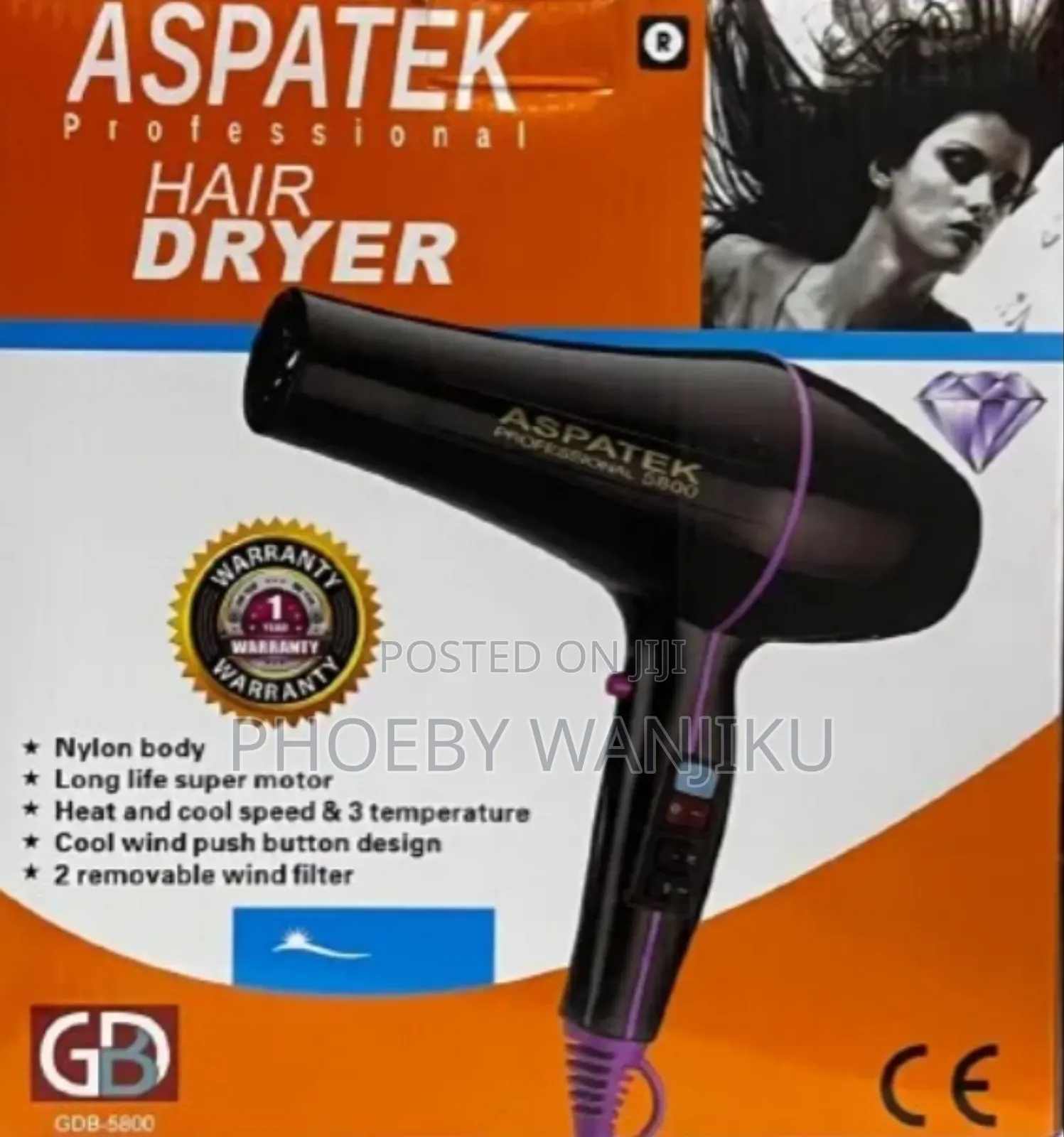 Aspatek Hair Blow Dryer