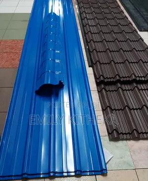 Box Profile Glossy Blue at 30 Gauge