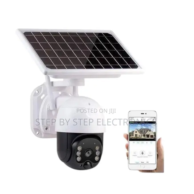 Smart 4g Simcard Rotating Solar Security Camera With App Monitoring
