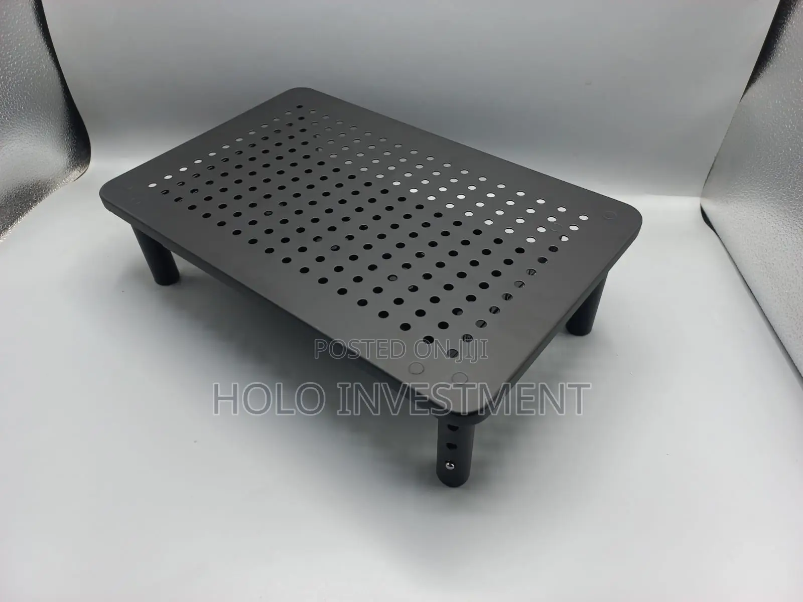 Metal Laptop, Plasma, LCD Screen Adjustable Stand With a Mini Drawer