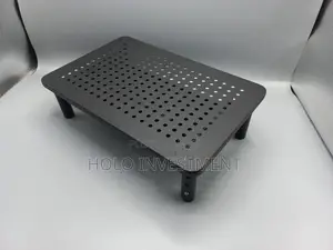 Metal Laptop, Plasma, LCD Screen Adjustable Stand With a Mini Drawer