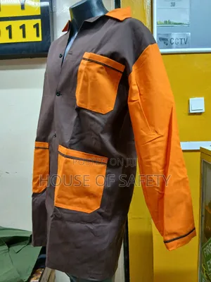 Mixed Brown and Orange White Buttons
