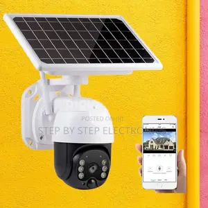 360° Pan Tilt Zoom PTZ 4g Sim Enabled Solar -Powered Security Camera