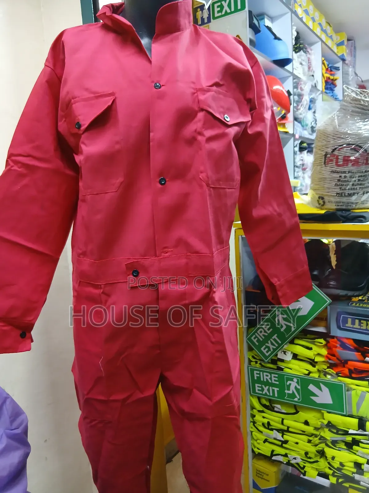 Plain Red Overall Restocked