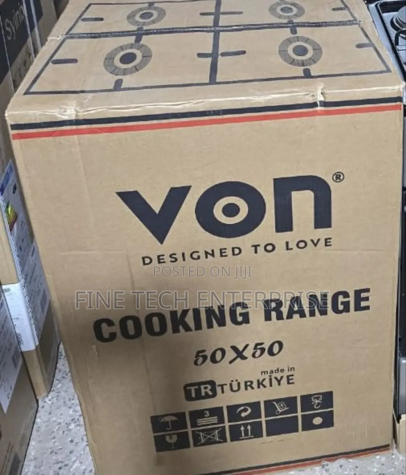 50×50 Von 3+1 Standing Cooker