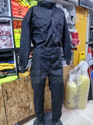 Black Overall With Bibs