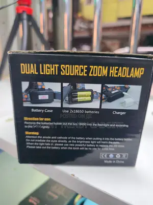 Rechargeable Zoom Headtorch For Camping & Hiking