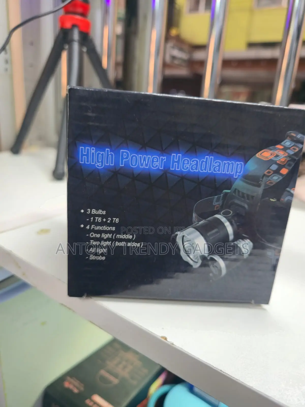 Dual Beam High Power Headtorch With Long Runtime