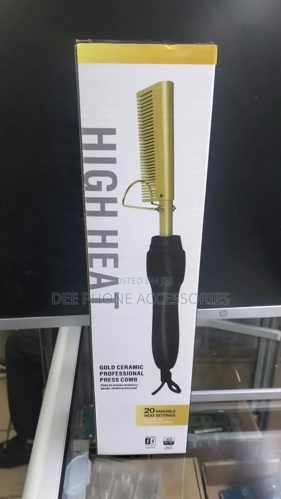 Press Comb High Heat Hair Straightener