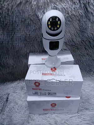 Indoor Dual Lens Wireless Wifi Light Bulb Camera V380pro
