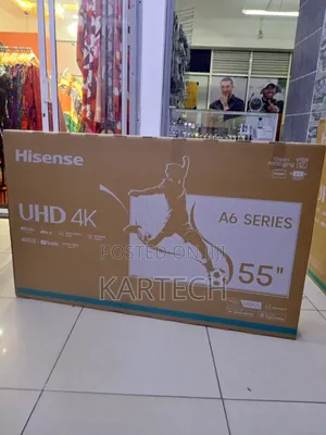 Hisense 55 Inch A6 Series Uhd Led Frameless Smart Tv