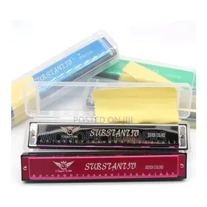 24 Holes Metallic Harmonica