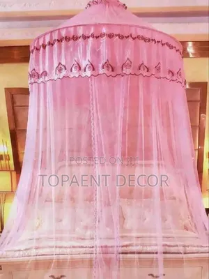 Pink Round Strong Net, Smooth Touch Mosquito Net