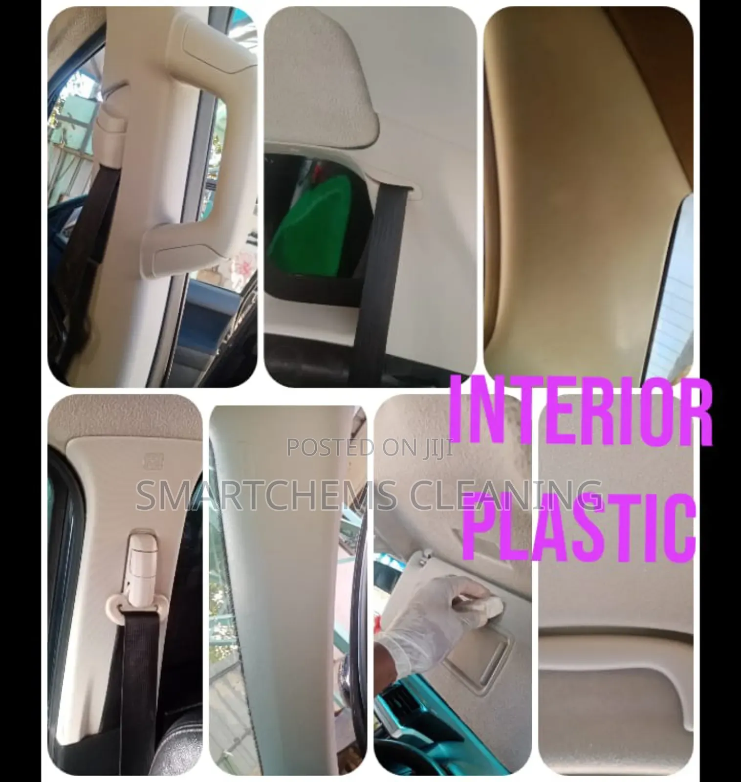 Cleaning of Car Interior Plastics
