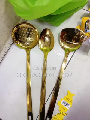 Gold Heavy Duty Serving Spoons