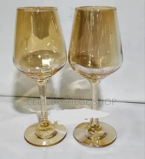 Gold Wine Glass