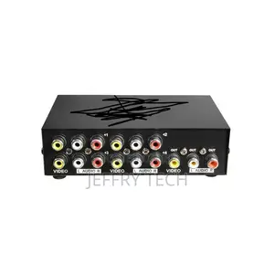 4 Port Av Audio Video Splitter