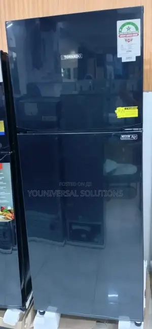 Tornado 396l Double Door Fridge, Total No Frost