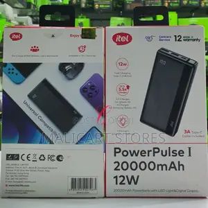 Itel Powerpulse A1160 Power-Bank 20000mah Type - C