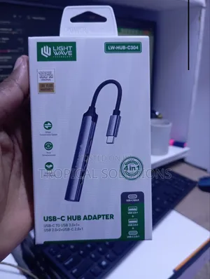 Lightwave Usb Hub Adapter Usb-C Hub Adapter