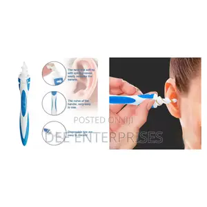 Electric Cordless Safe Vibration Painless Vacuum Ear Wax Pick Cleaner