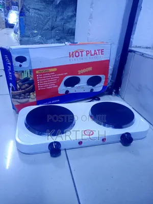 Double Solid Hotplate Electric Stove 2000w Cooker