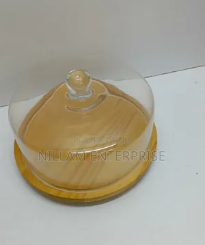 Doom Shape Glass Cake Cover 26cm