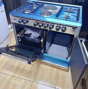 60*90 Haier 4+2 Standing Cooker With Gas Compartment