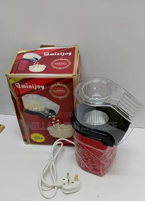 Portable Hot Air Popcorn Maker With Measuring Cup