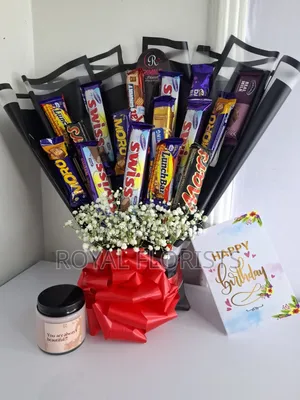 Candy Hamper and a Scented Candle