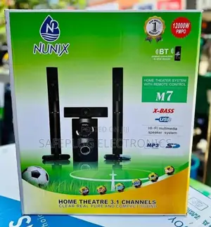 Nunix 3.1ch Nu- M7 Home Theater Speaker System, With Remote