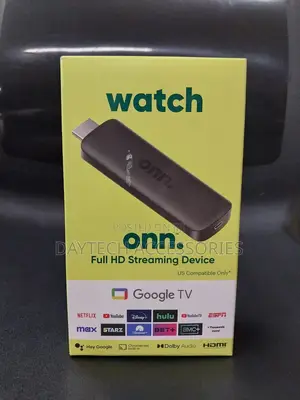 Onn Android Tv Box FHD Streaming Stick Black
