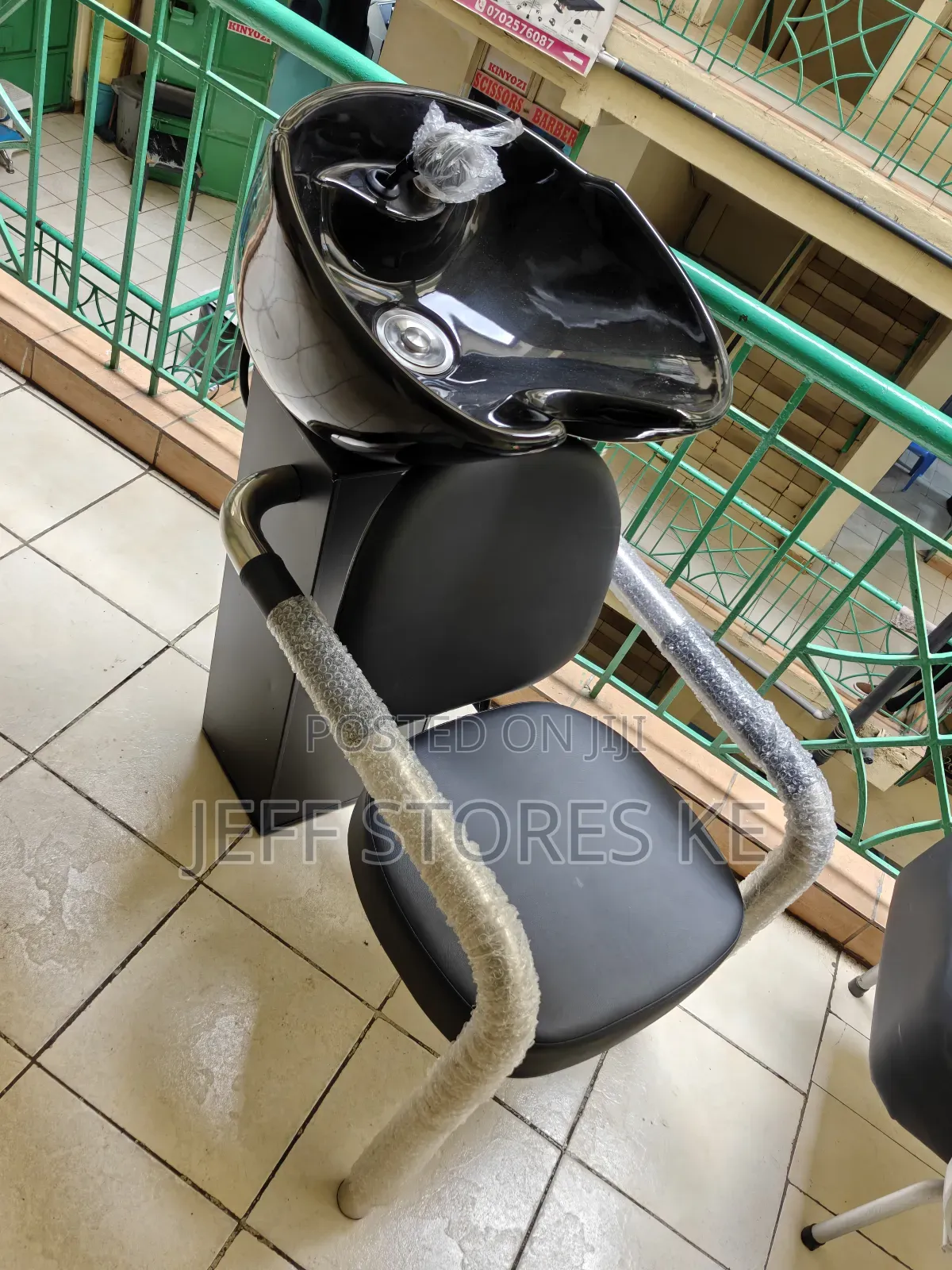 Adjustable Imported Black Kinyozi Sink