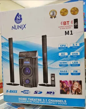Nunix 3.1ch Nu- M1 Home Theater Speaker System