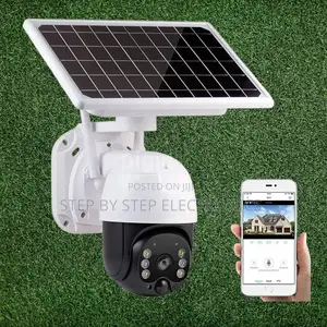 4g Simcard Solar Powered PTZ CCTV Camera With Pir Motion Sensor