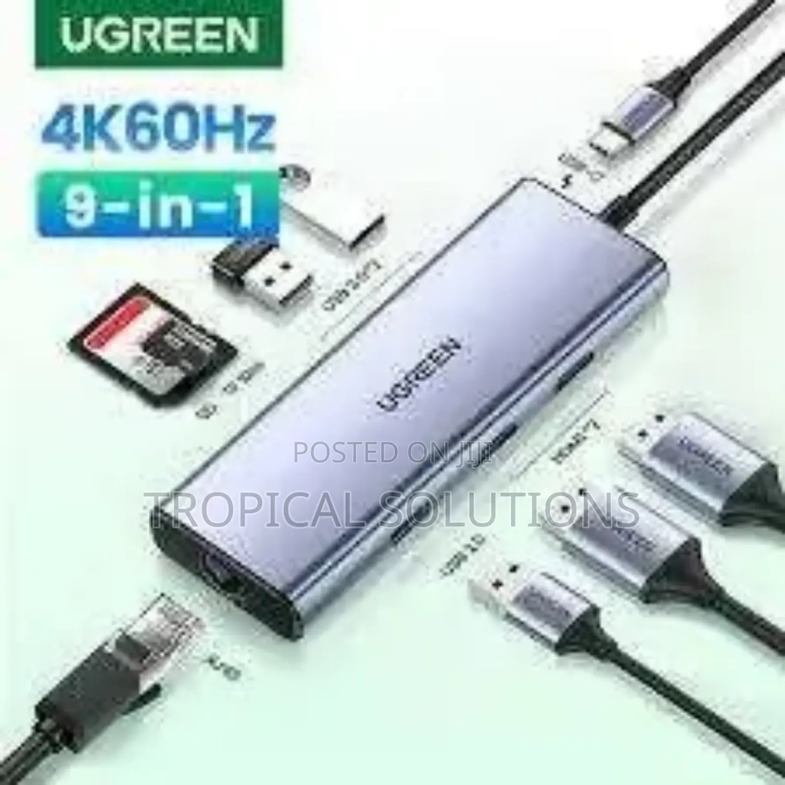 Ugreen 9 in 1 Usb -C Multifunction Adapter Cm498