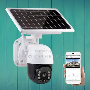 Cloud Sd Card Storage Support 1080p Solar Powered PTZ CCTV Camera.