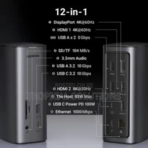 Ugreen 12 in 1 Usb -C Multifunction Docking Station Pro Cm555