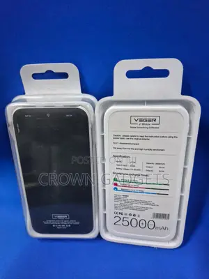 Veger 25000mah Power Bank Fast Charging Portable